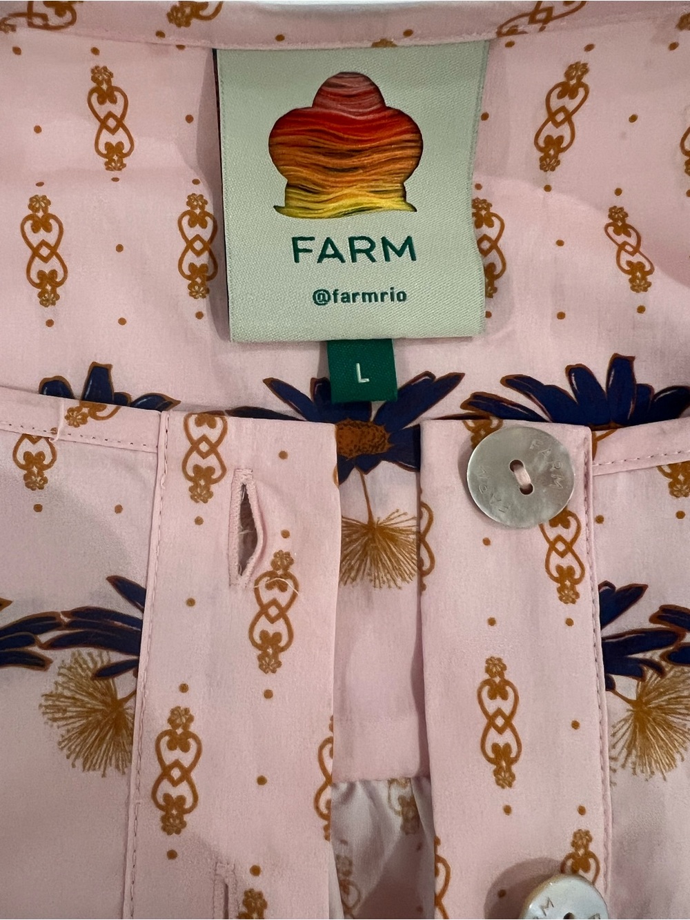 FARM Rio Pink Dream Garden Belted Dress - Picture 7 of 7